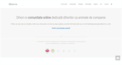 Desktop Screenshot of dihori.ro